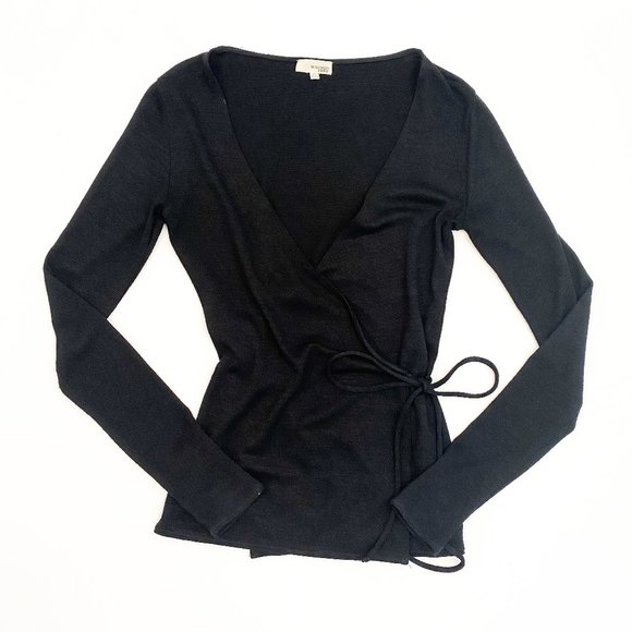 Aritzia Wilfred Free wrap long sleeve top XS